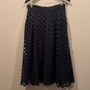 White House Black Market Black A-Line Skirt NWT